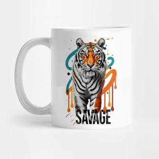 Tiger - Bauhaus style Mug